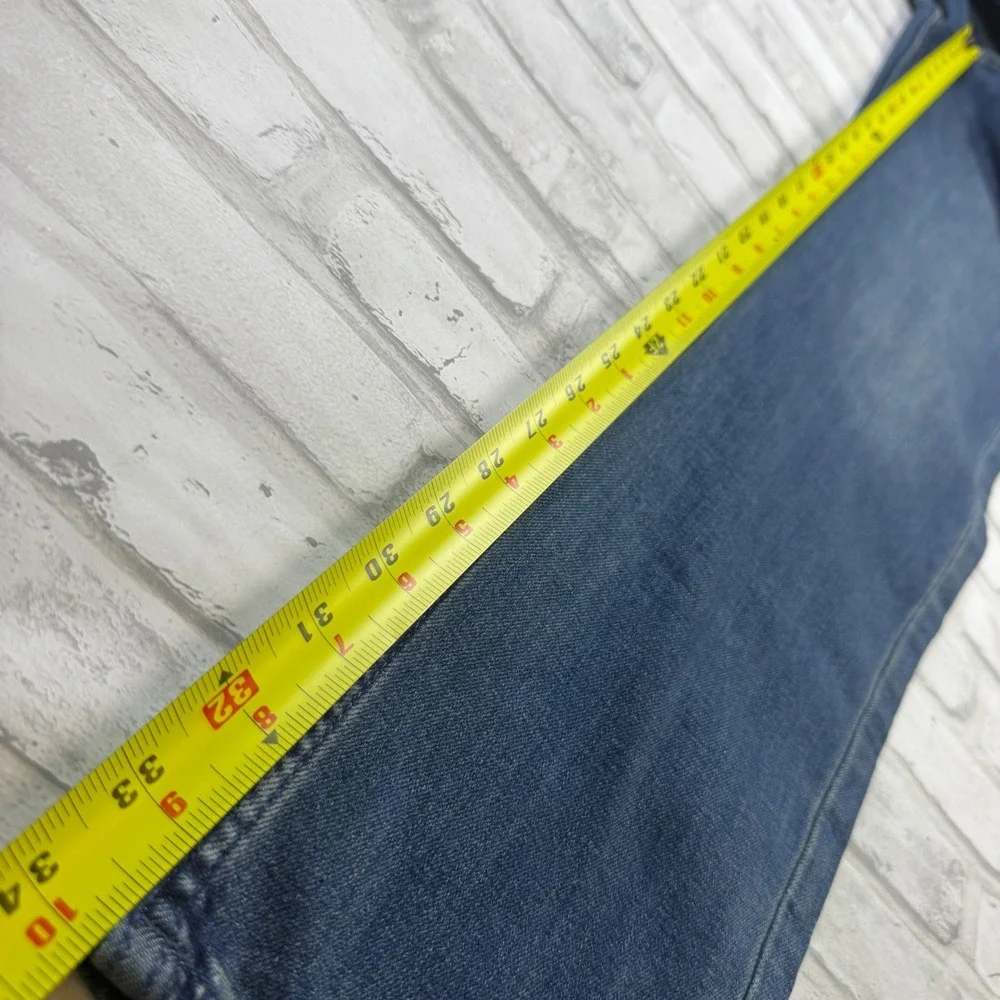 Banana Republic Travel Slim Jean Mens 33x34 Blue Denim Pants NWT